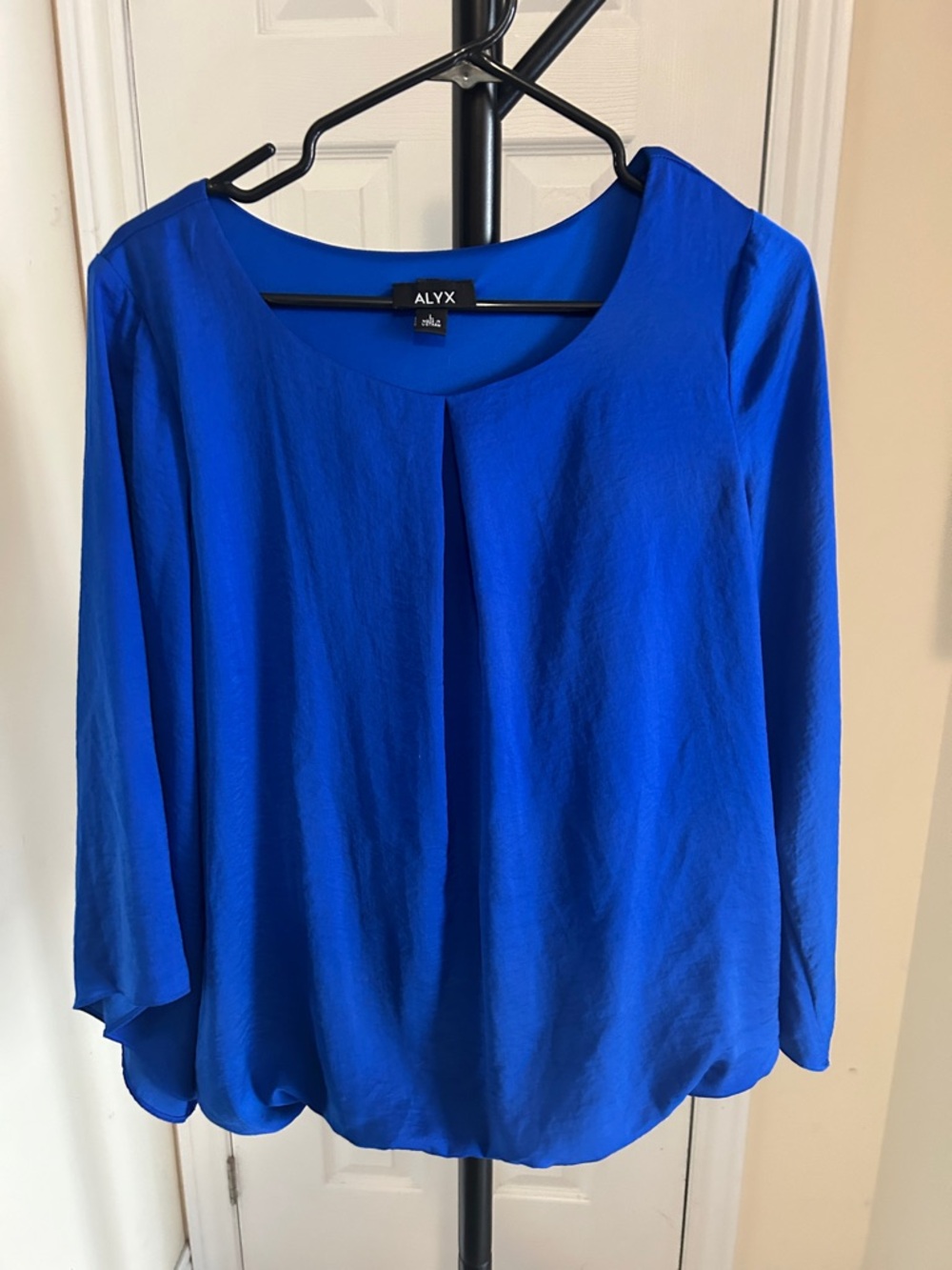 ALYX Cobalt Blue Long-Sleeve Tunic Blouse